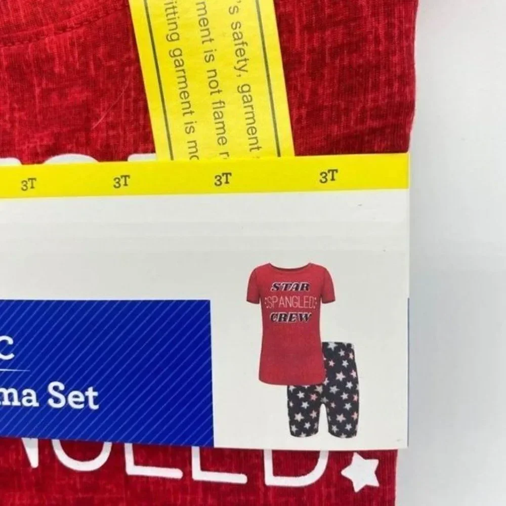 Toddler 3T Pajama Set Patriotic New